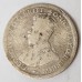 AUSTRALIA 1918 . SIXPENCE . RARE DATE